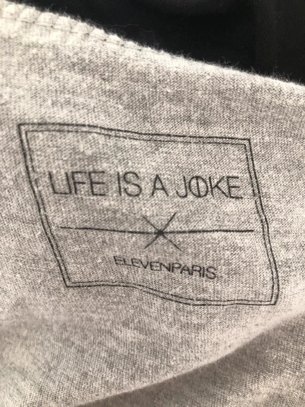 Débardeur gris « Life is a Joke x Eleven Paris » – photo 4